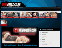 Tablet Screenshot of infoweblogger.com